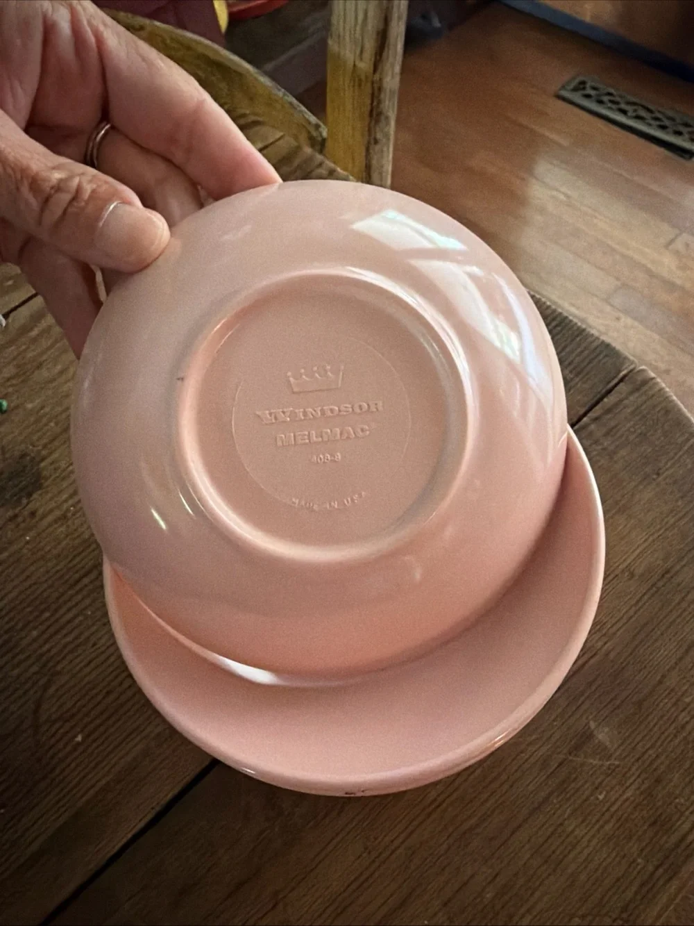 Windsor Melmac Vintage Pink Bowl set of 4